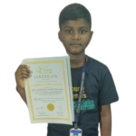 2. Royal Orchid Student received Certificate of Merit